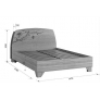 Кровать с основанием 140х200 см Виктория-2 (Мебельсон)